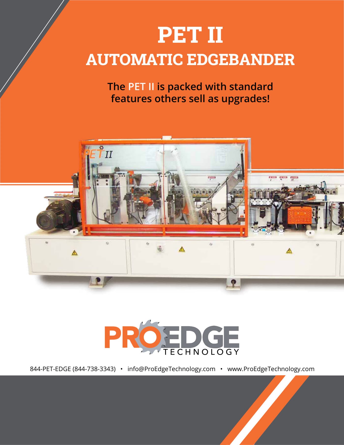 PET II Edgebander brochure cover