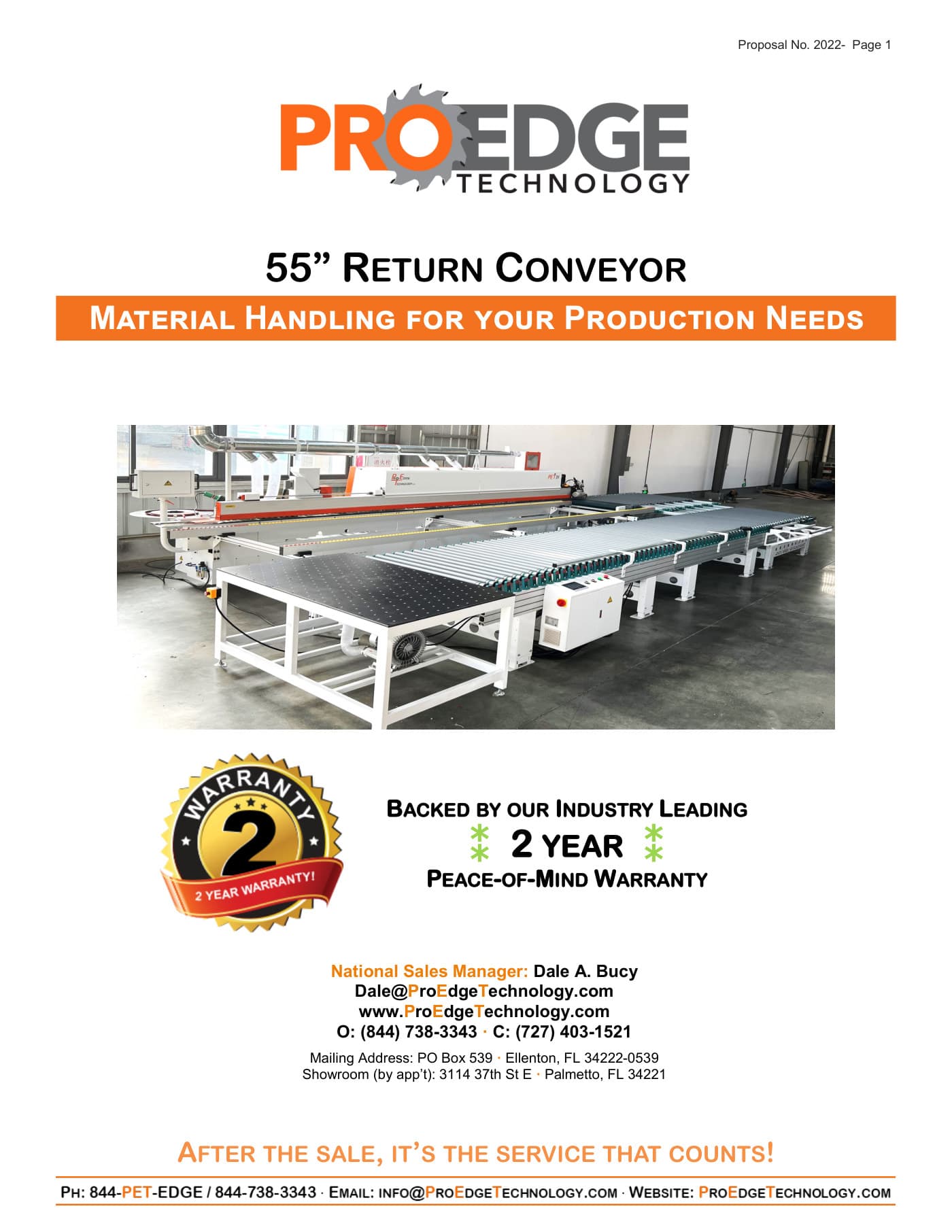 Return Conveyor brochure cover